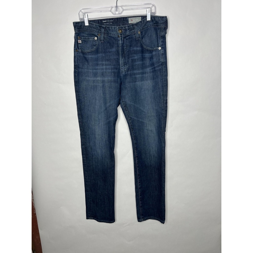 AG Adriano Goldschmied Jeans Mens 34 Everett Slim Straight Denim360 Blue